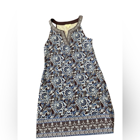 Magnolia Grace Dresses & Skirts - Elegant Blue and Purple Floral Mini Dress